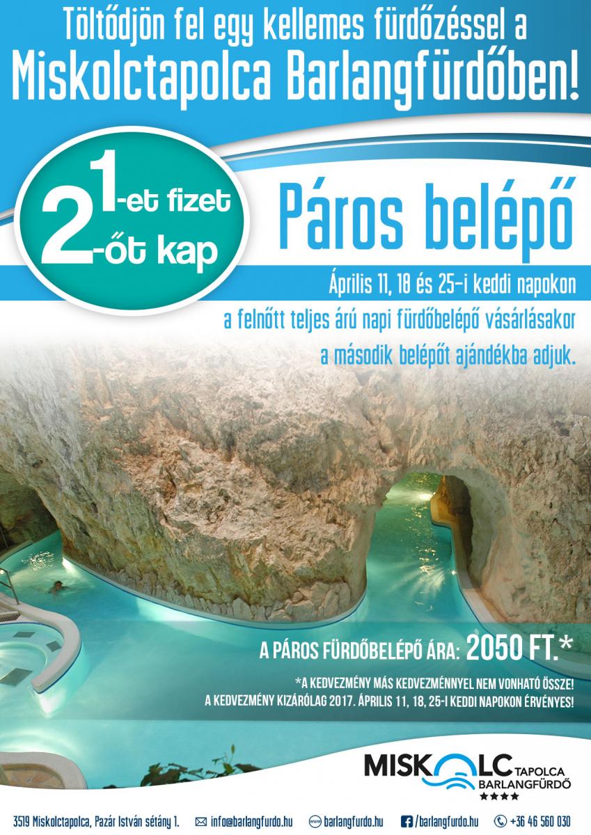 Töltődjön fel egy kellemes fürdőzéssel a Miskolctapolca Barlangfürdőben!