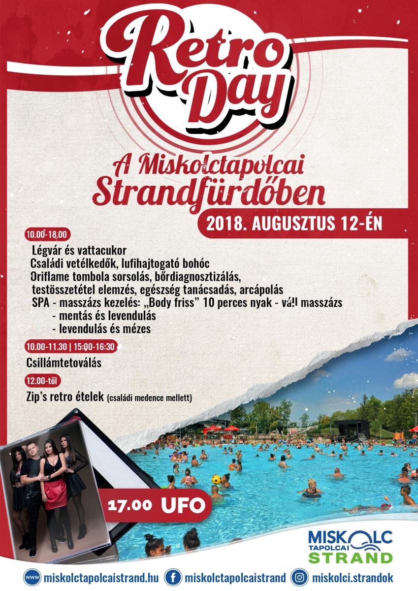 Retro Day a Miskolctapolcai Strandfürdőben