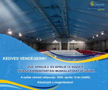 Tavaszi karbantartási munkálatok a Selyemréti Strandfürdőben