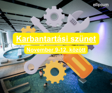 Karbantartási szünet – 2026. november 9–12.