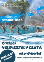 Országos vízipisztoly-rekordkísérlet az Ellipsum Strandfürdőben