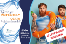 Csatlakozz a II. Országos Vízipisztoly Csata rekordkísérletéhez